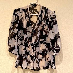 Banana Republic Printed Blouse